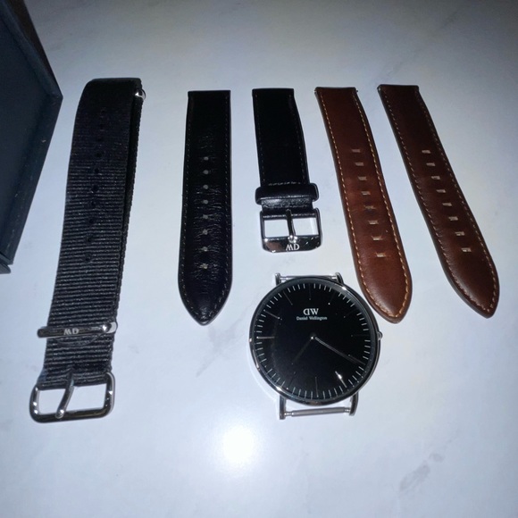 COPY - Daniel Wellington Classic Black / Silver Watch ( Gift Set ) - Picture 6 of 14